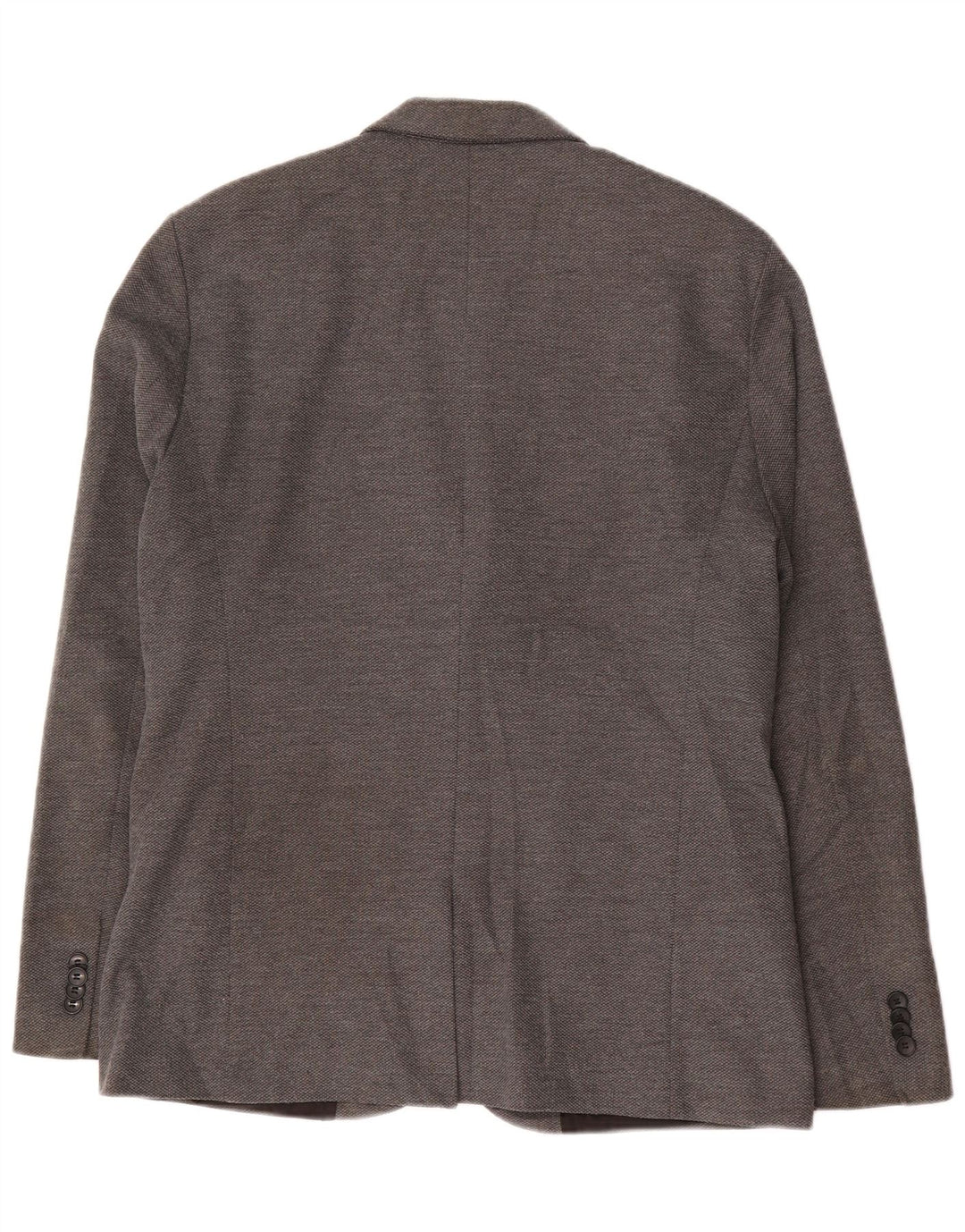 Giacca blazer da uomo a 2 bottoni Zara UK 42 XL poliestere grigio