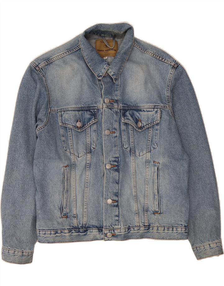 TOM TAILOR Mens Denim Jacket UK 40 Large Blue Cotton Vintage Tom Tailor and Second-Hand Tom Tailor from Messina Hembry 