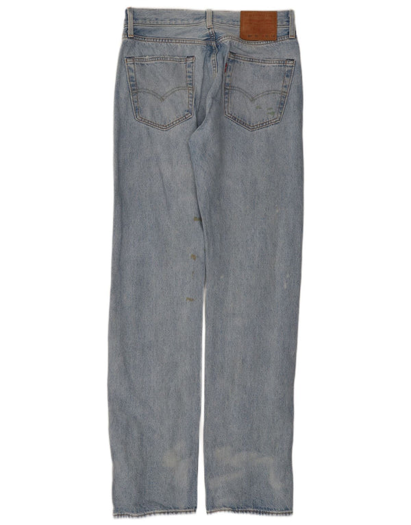 Levi's Uomo 501 Jeans dritti invecchiati W30 L34 Cotone blu
