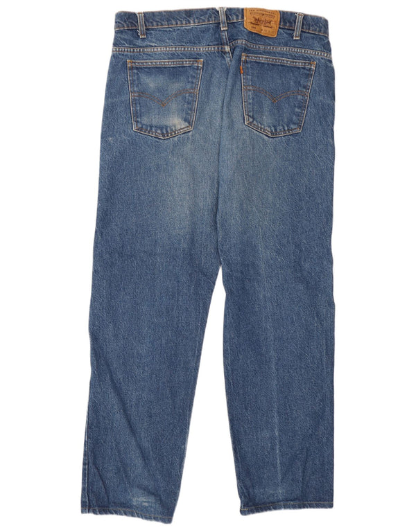 Levi's Uomo 505 Jeans dritti W38 L30 Blu