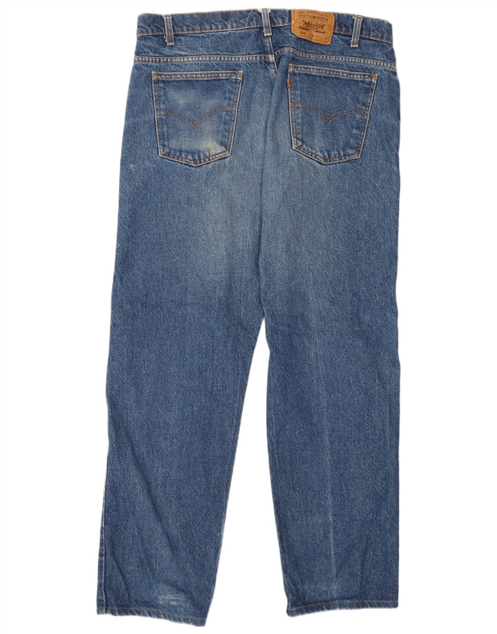 Levi's Uomo 505 Jeans dritti W38 L30 Blu