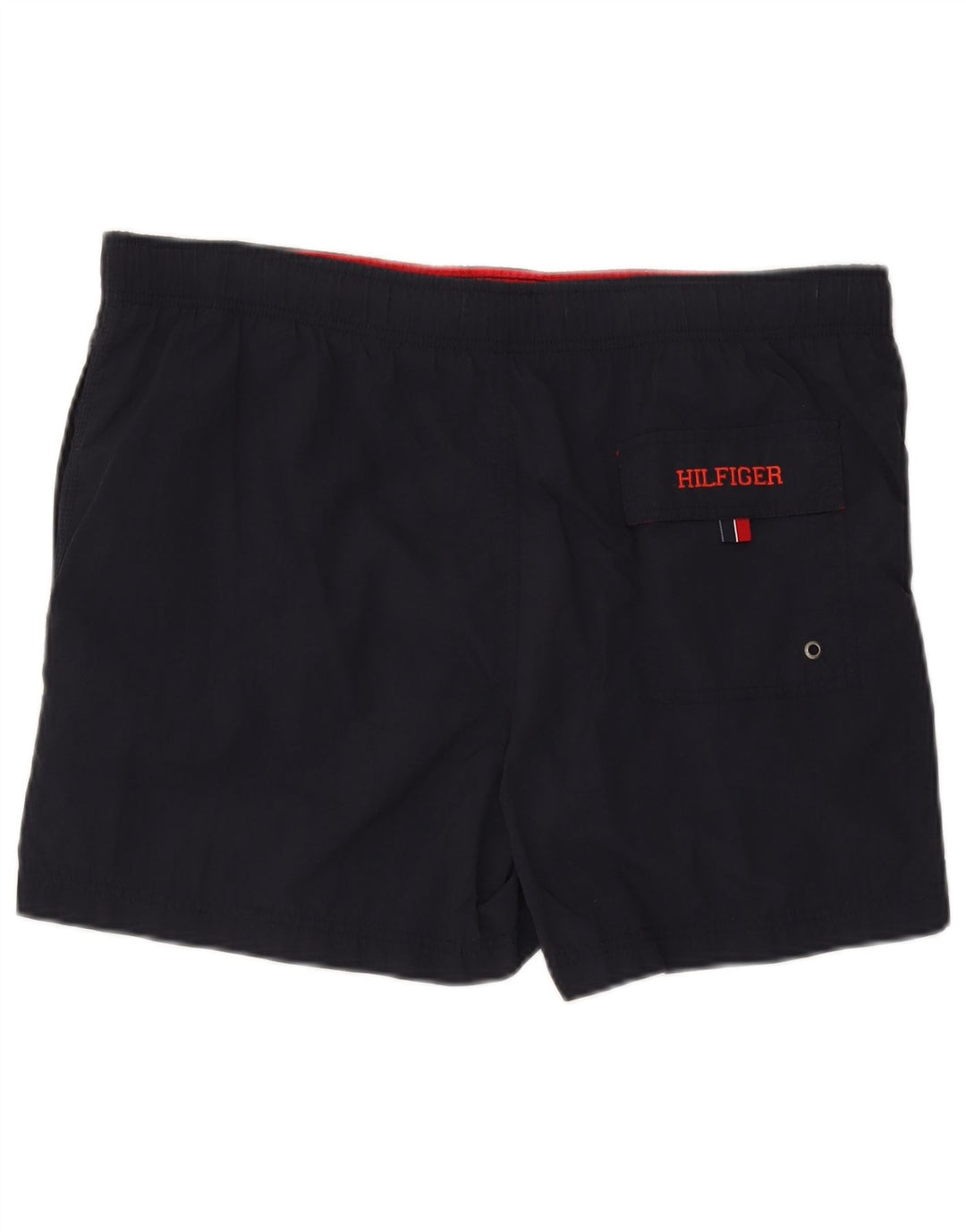 Pantaloncini da bagno da uomo Tommy Hilfiger medi in nylon blu navy