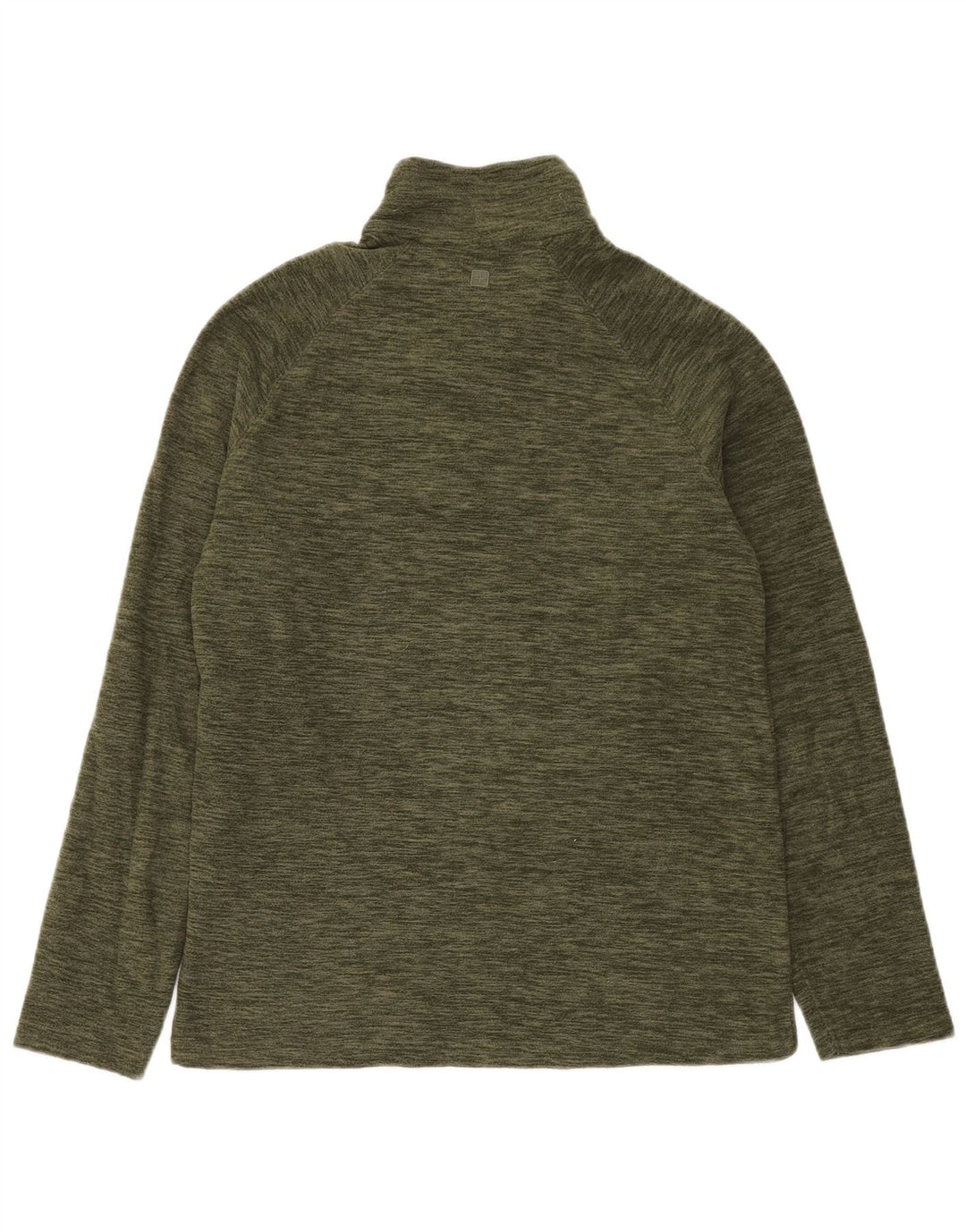 Mountain Warehouse Maglione in pile da uomo con zip e collo piccolo color kaki