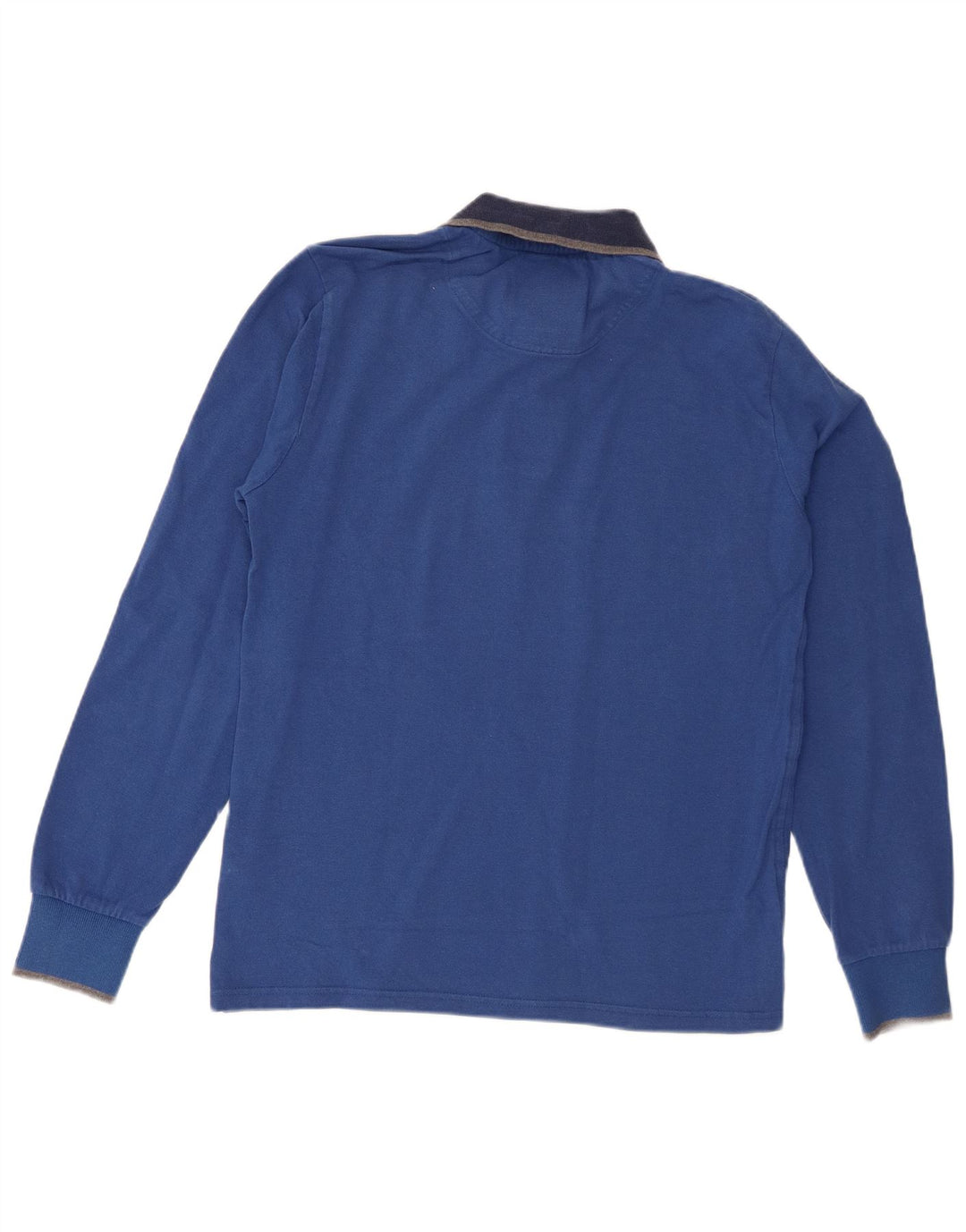 Polo da rugby da uomo a maniche lunghe North Sails in cotone blu medio