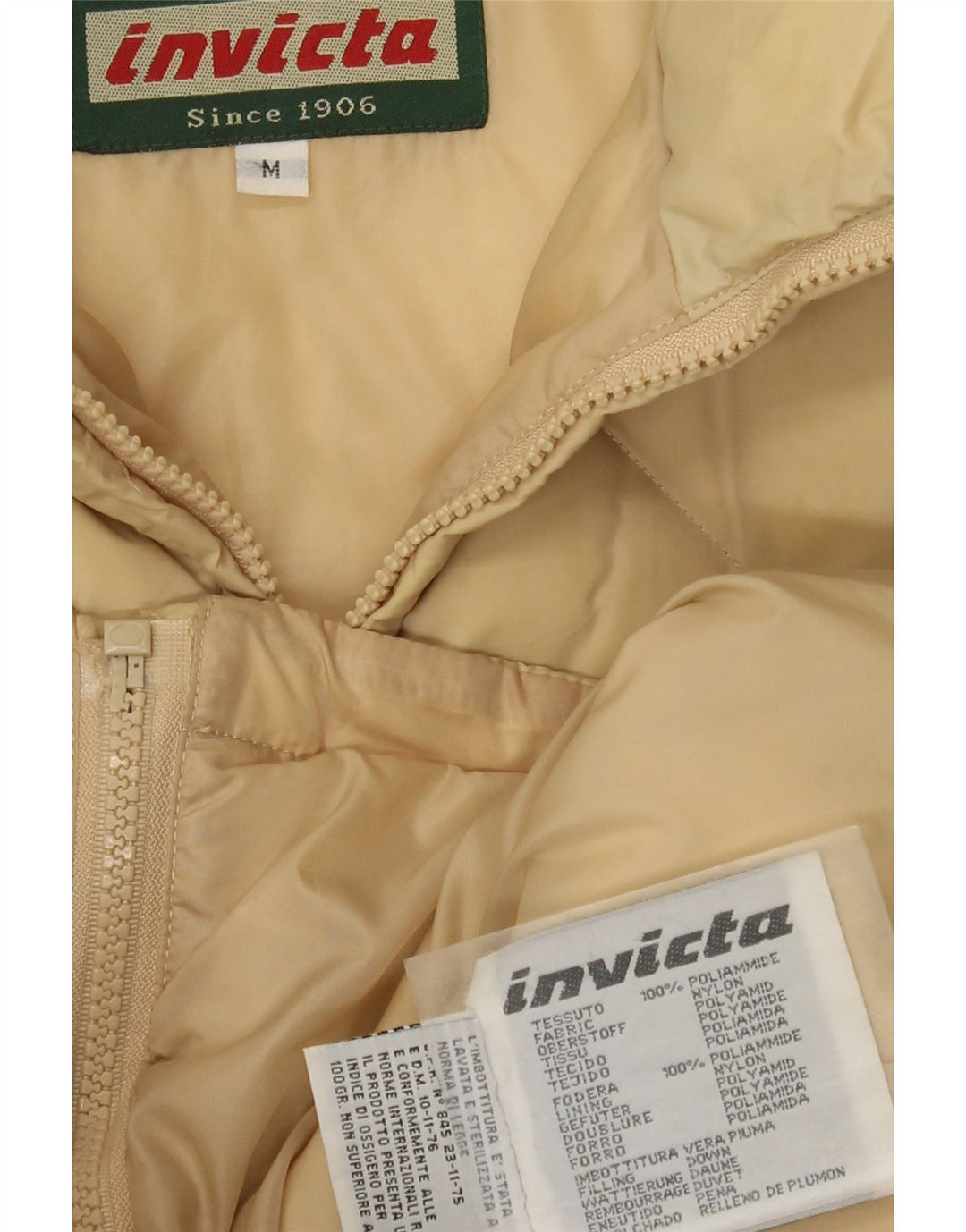 Giacca imbottita da donna Invicta UK 14 Beige medio Poliammide