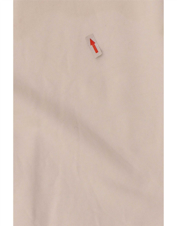 Felpa oversize con grafica da donna Tommy Hilfiger Maglione UK 10 Small Bianco