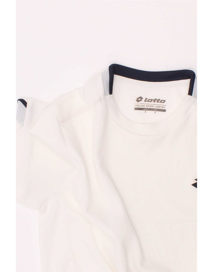 T-shirt da donna Lotto Top UK 8 Small Bianca