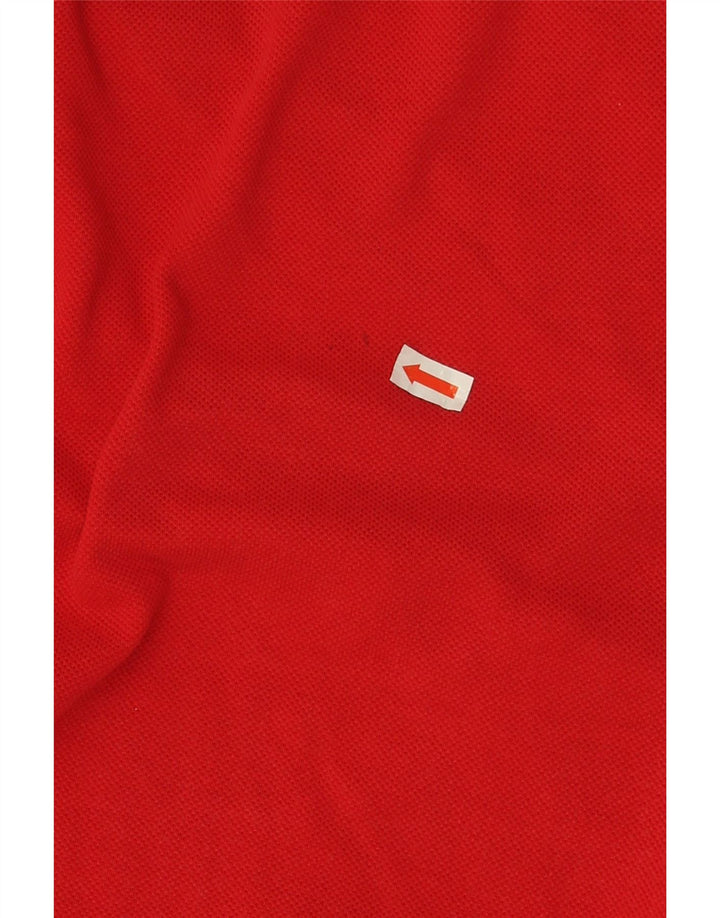 Polo da uomo Lacoste taglia 5 grande in cotone rosso