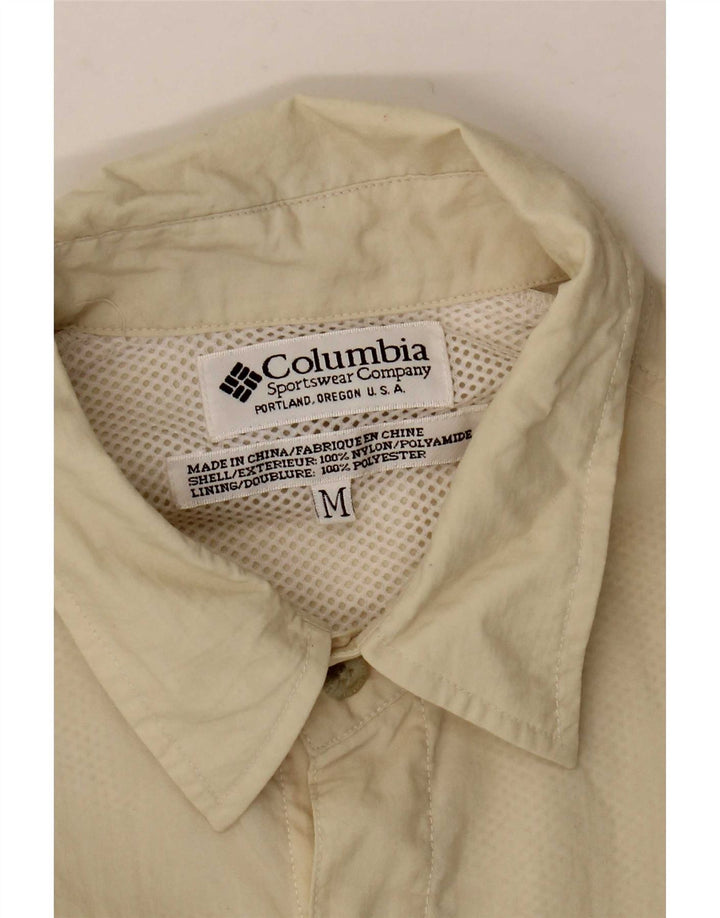 Camicia da uomo Columbia in nylon beige medio