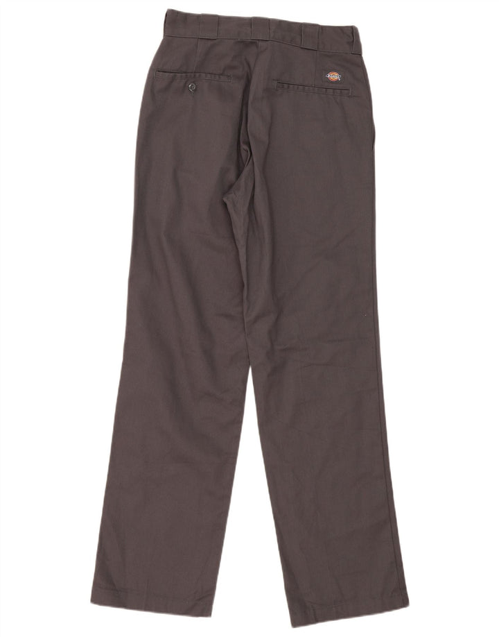 Dickies Pantaloni chino dritti da uomo con vestibilità originale W30 L32 poliestere grigio