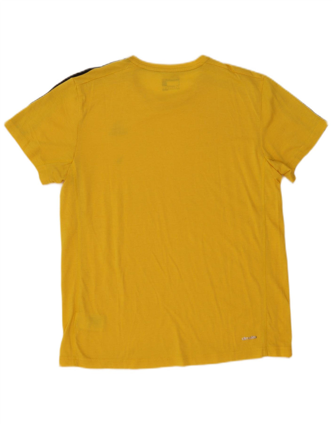T-shirt Adidas Climalite da uomo, grande, in poliestere giallo