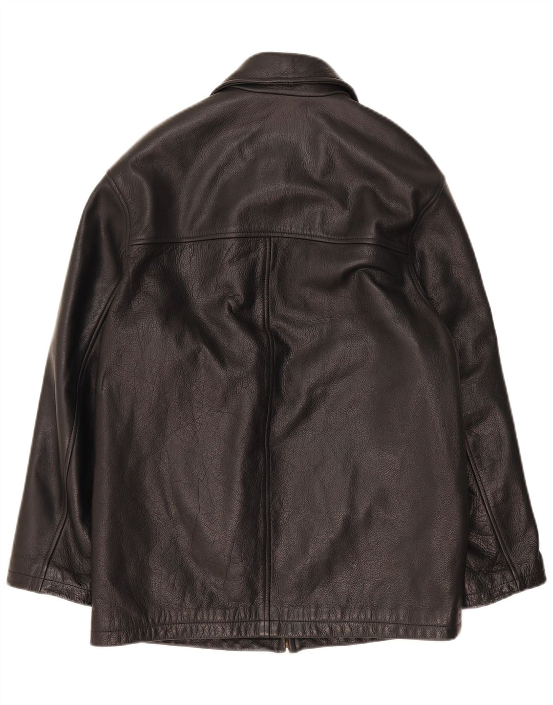 Giacca in pelle da uomo Chevignon UK 36 piccola in pelle nera