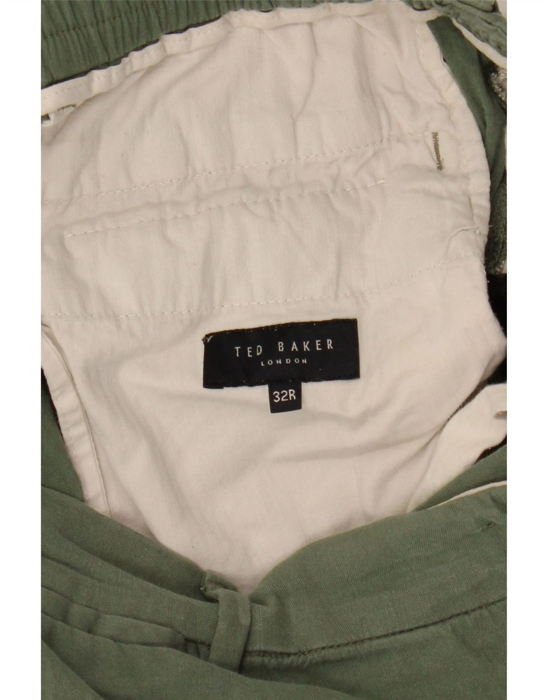 Pantaloncini chino da uomo Ted Baker W32 verde medio modal