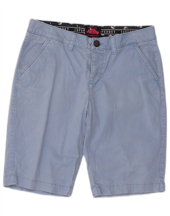 Pantaloncini chino da uomo Superdry XS W30 in cotone blu