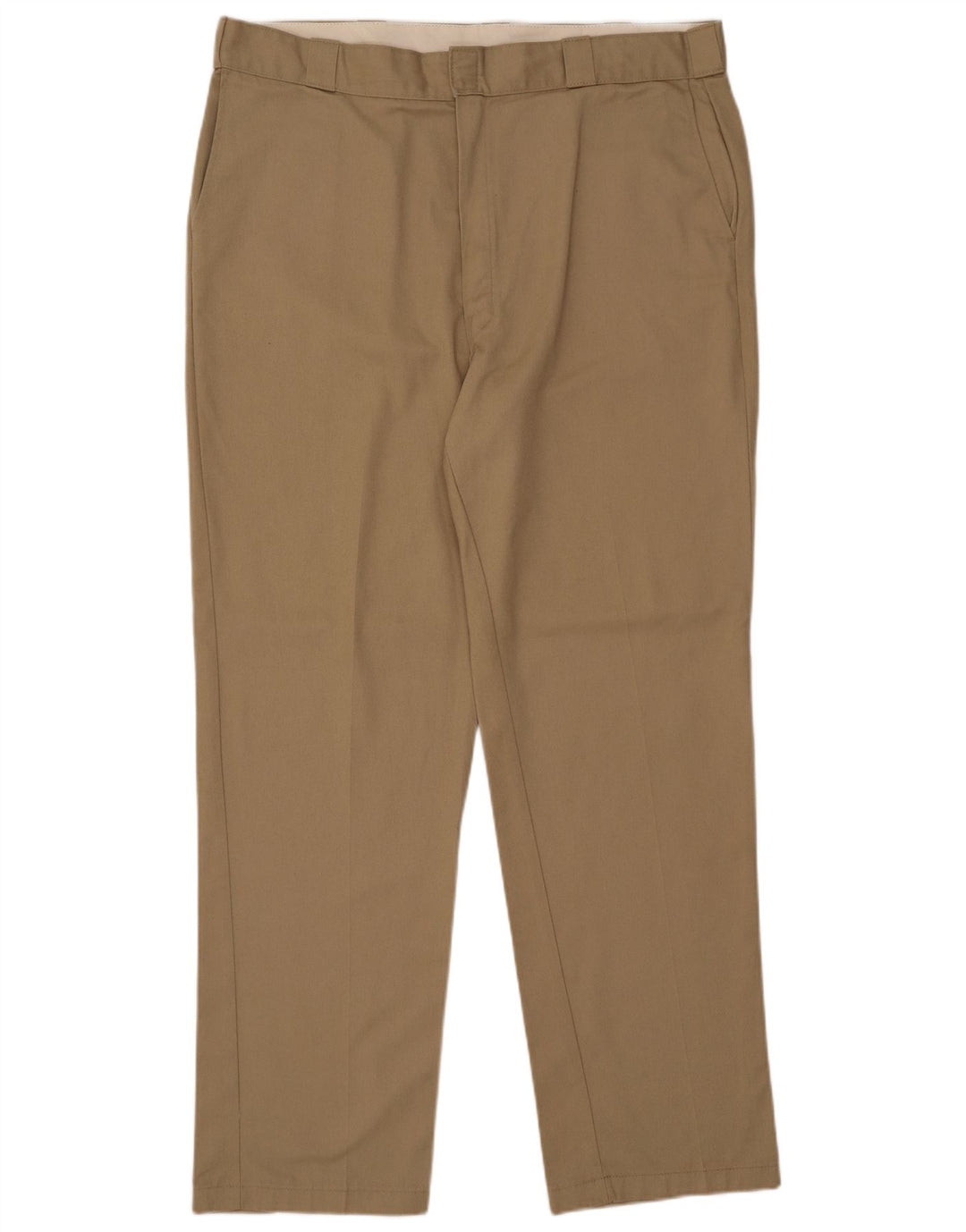 DICKIES Pantaloni chino dritti da uomo W40 L34 Poliestere beige