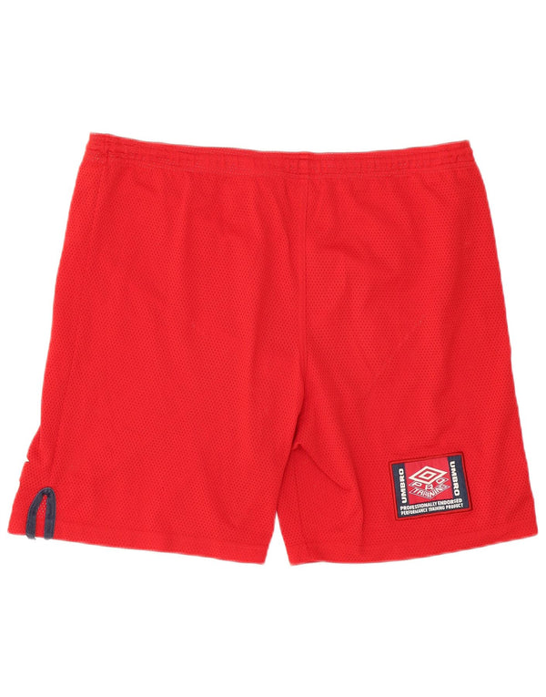 Pantaloncini sportivi Umbro da uomo grandi rossi
