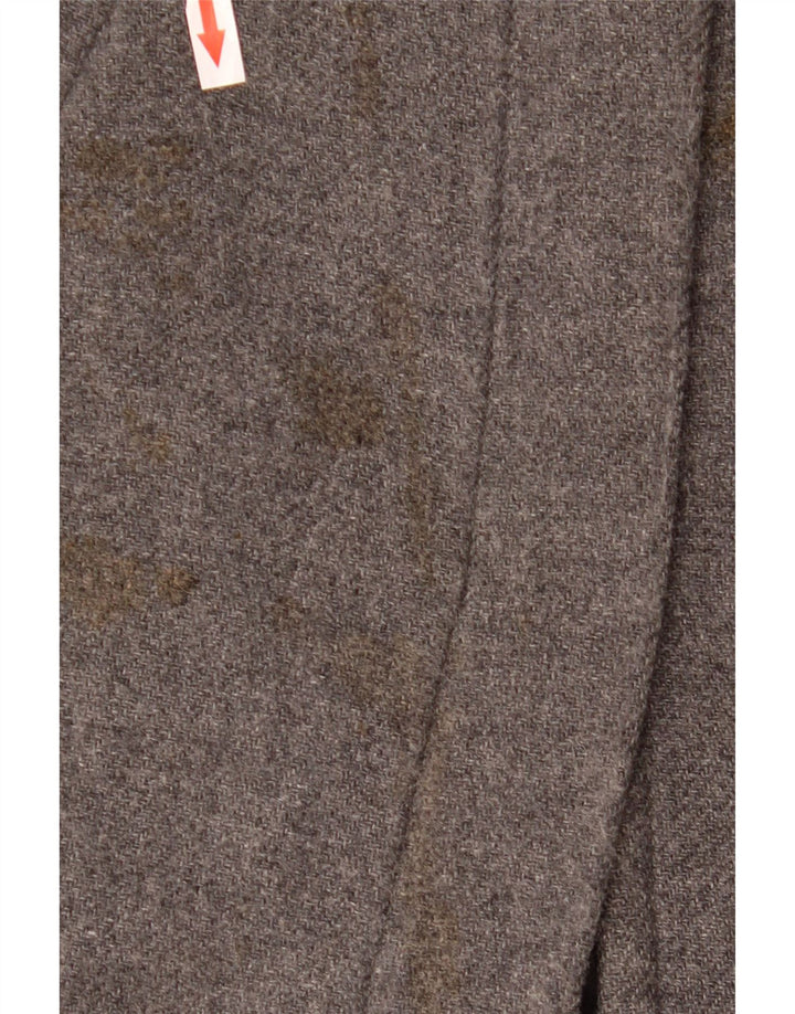 Soprabito oversize da donna Zara UK 10 piccolo in lana grigia