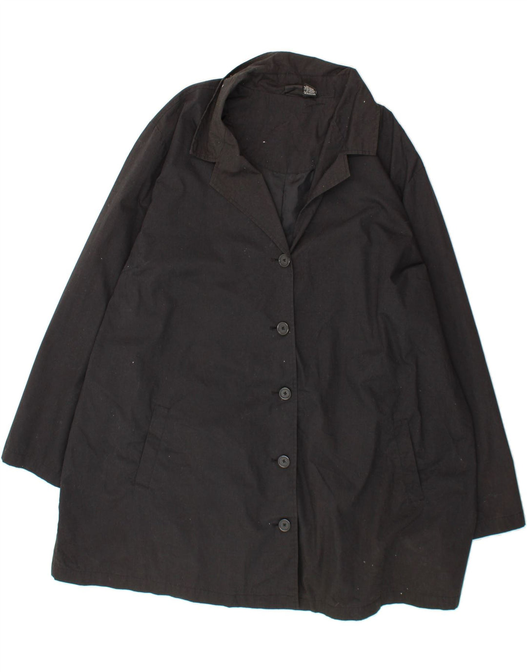 MOSSIMO Womens Overcoat UK 22 3XL Black Polyester Vintage Mossimo and Second-Hand Mossimo from Messina Hembry 