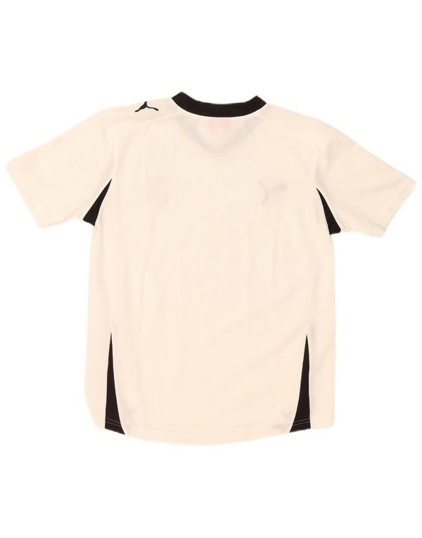 T-shirt da ragazzo Puma 13-14 anni Colorblock bianco