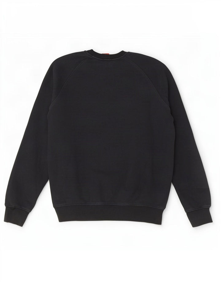 Felpa da uomo Hugo Boss Maglione grande in cotone blu navy