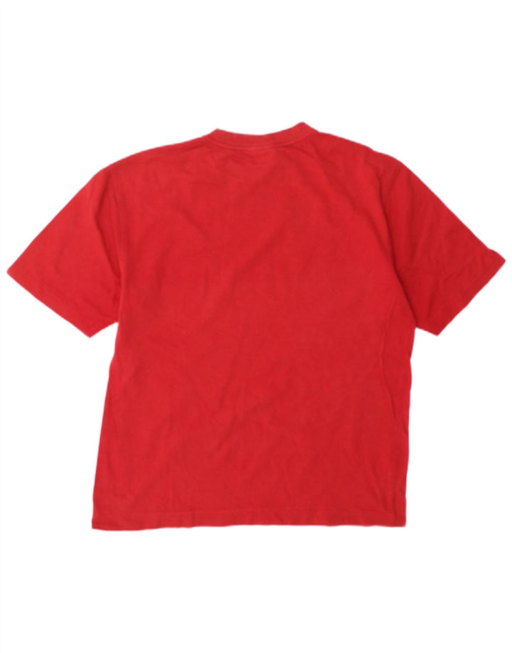 T-shirt da uomo Lacoste taglia 3 piccola rossa in cotone