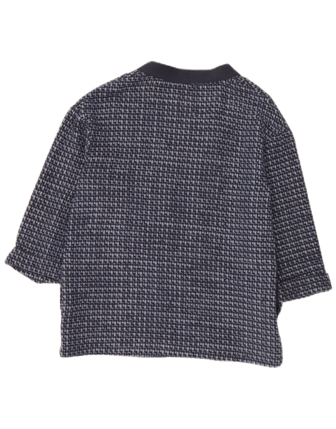 Maglione cardigan con maniche a 3/4 da donna Marks & Spencer UK 10 piccolo blu