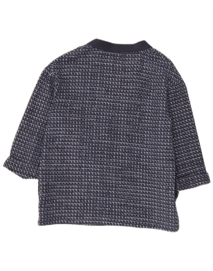 Maglione cardigan con maniche a 3/4 da donna Marks & Spencer UK 10 piccolo blu