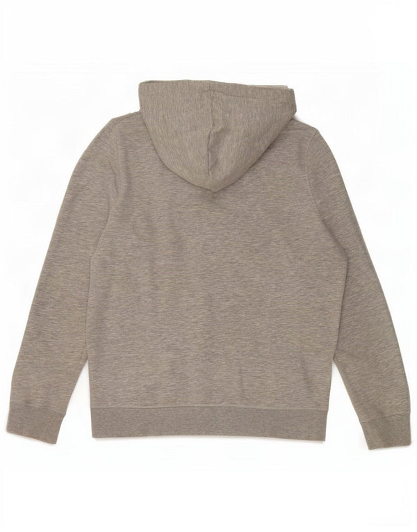 Maglione con cappuccio oversize grafico da donna Jack Wills UK 10 piccolo grigio chiazzato
