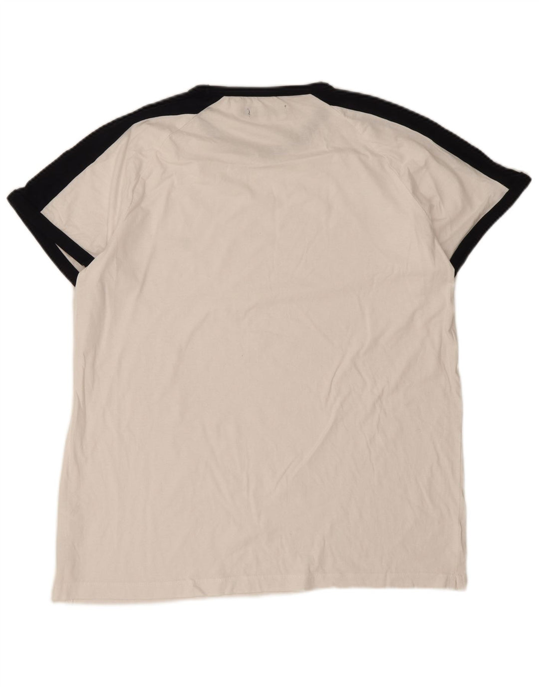 T-shirt da uomo French Connection Top 2XL cotone color block bianco