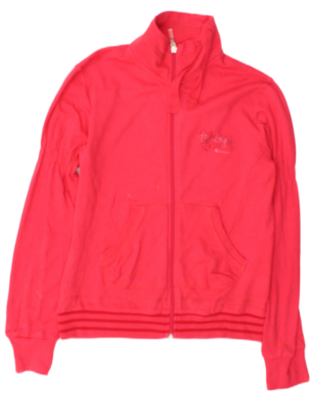 Giacca da tuta da donna Champion in cotone rosa medio