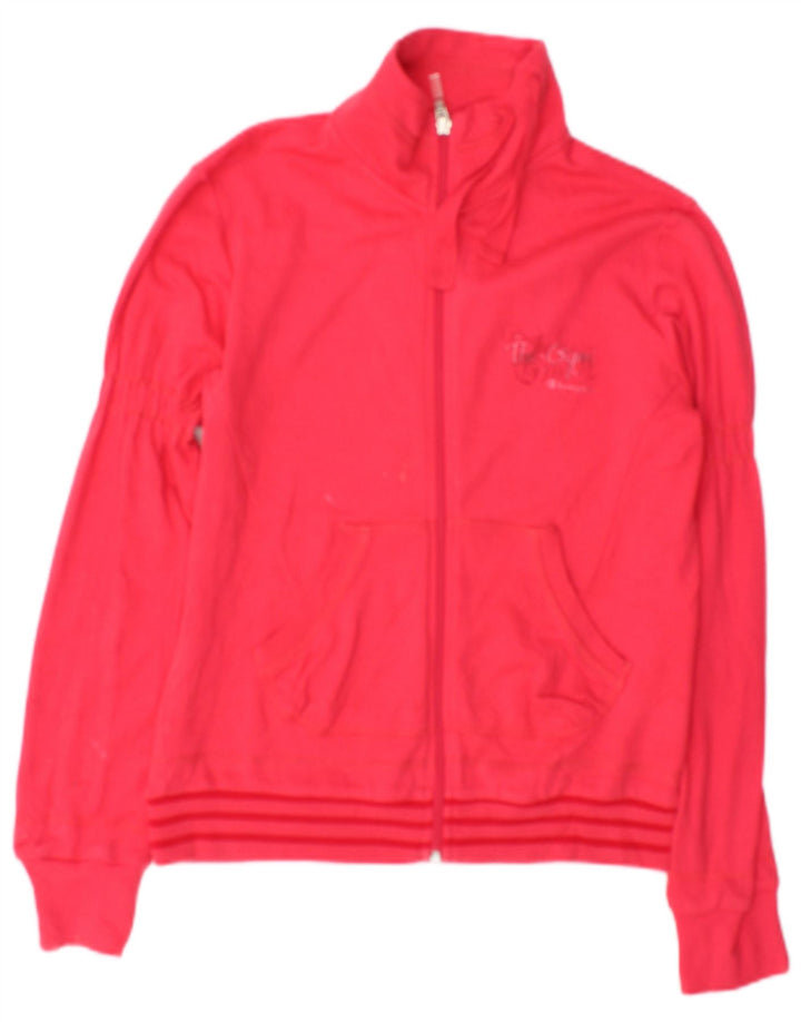 Giacca da tuta da donna Champion in cotone rosa medio