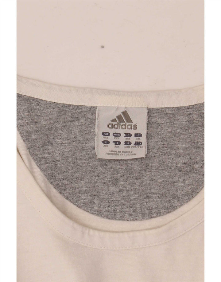 Canotta Adidas Uomo 2XL Bianca