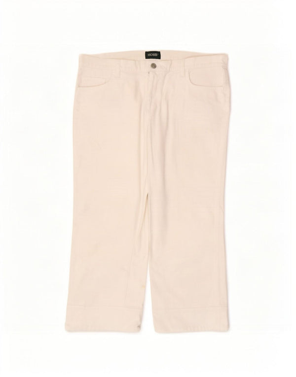 Jeans Hobbs da donna Capri a gamba larga W34 L22 cotone bianco