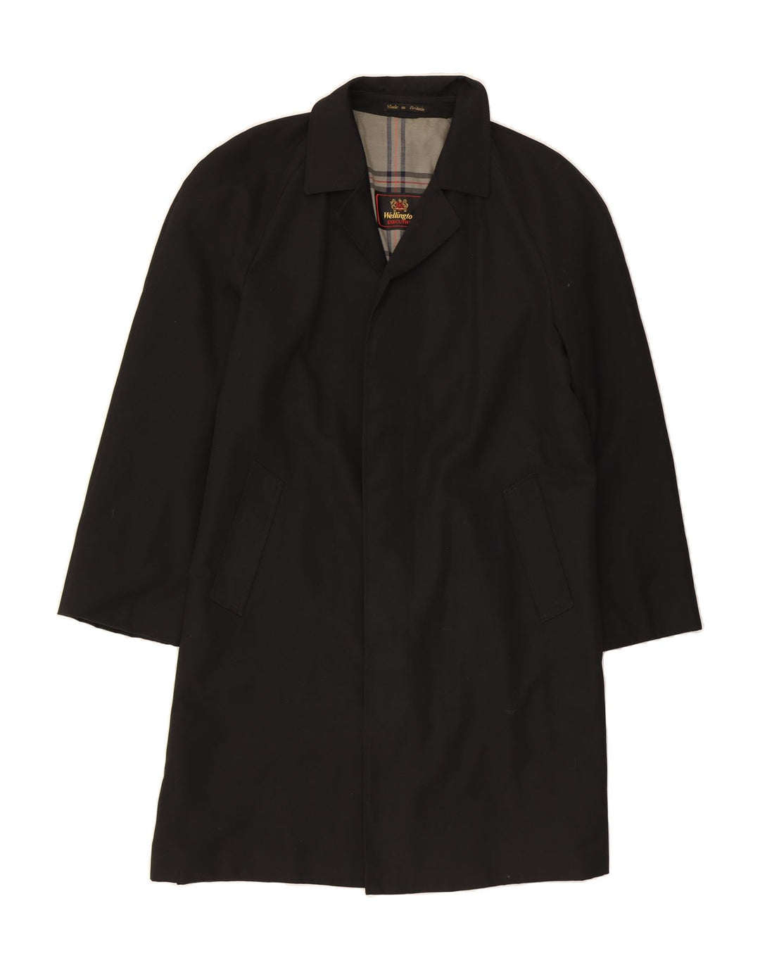Trench da uomo WELLINGTON UK 44 2XL Poliestere nero