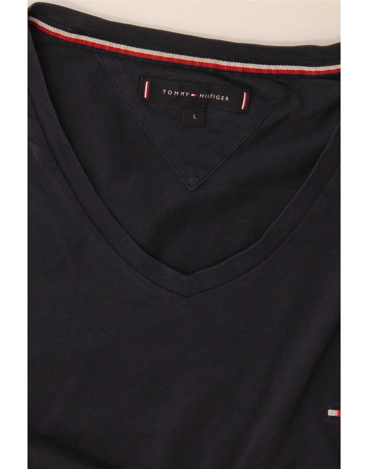 T-shirt da uomo Tommy Hilfiger Top grande blu navy