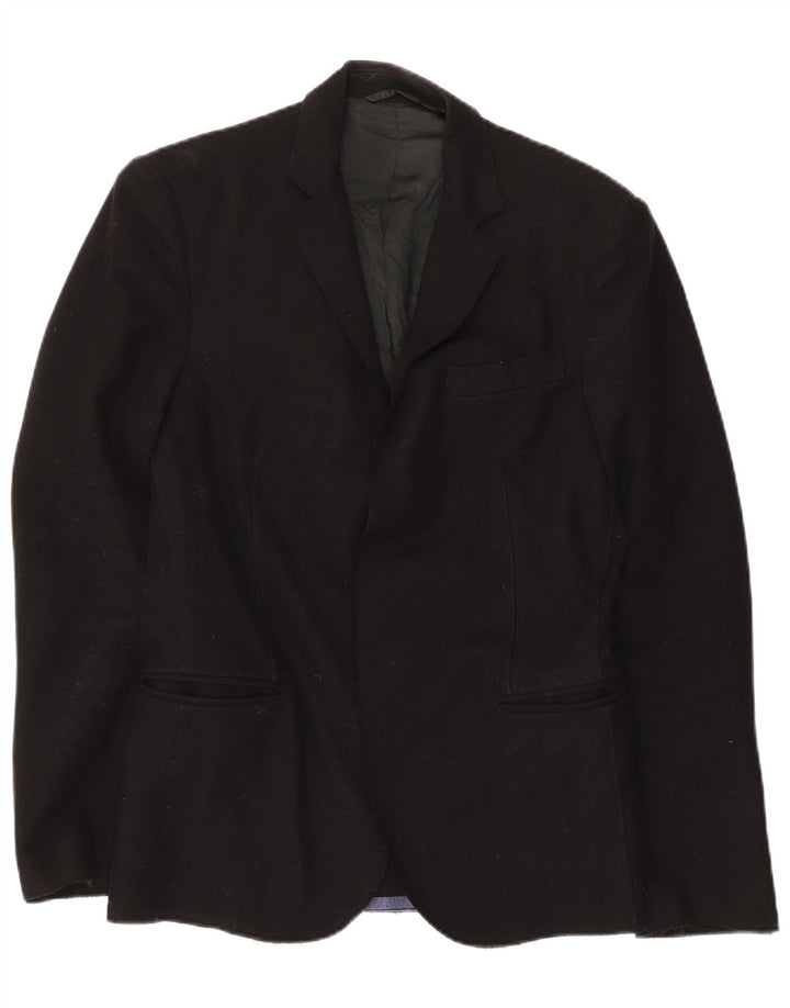 Giacca Blazer da Uomo Costume National IT 44 XS Lana Nera