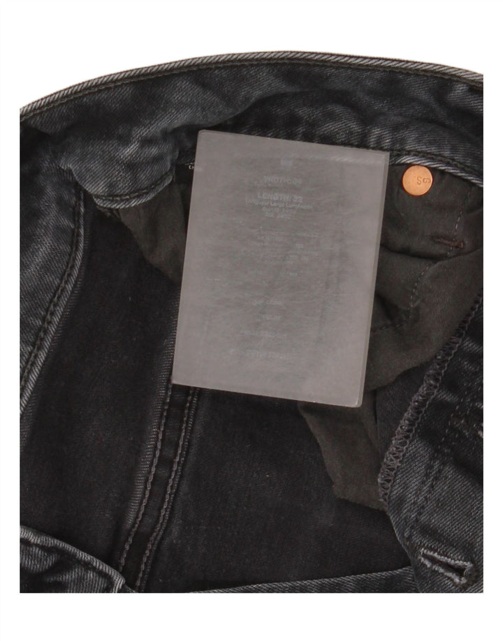 Jeans slim da uomo G-Star 3301 W34 L32 cotone nero