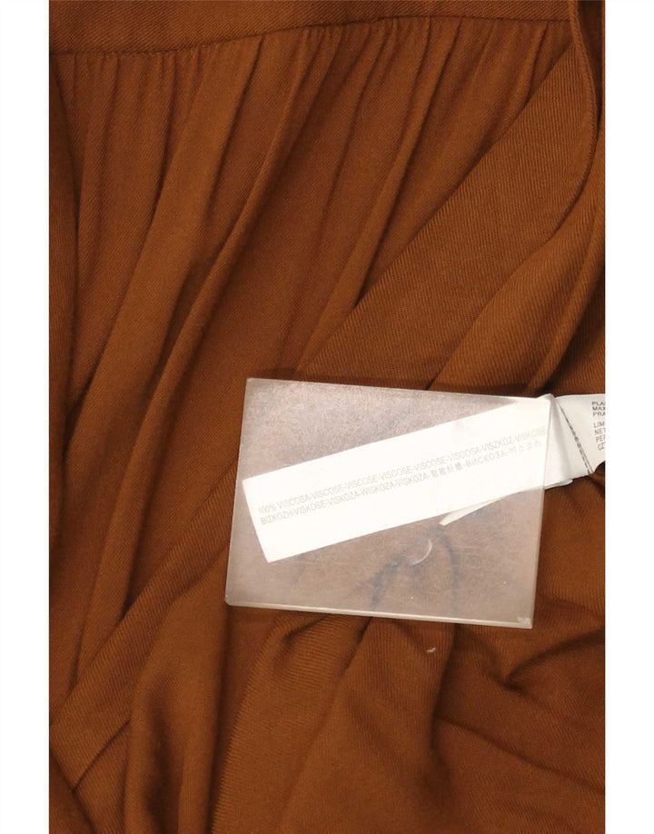 Abito a portafoglio da donna Massimo Dutti EU 42 Large in viscosa marrone