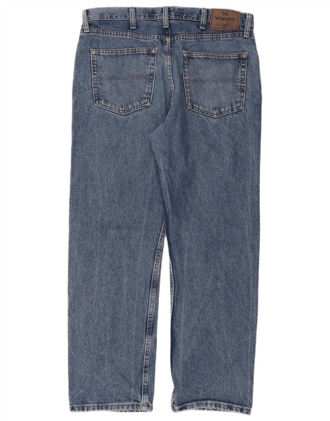 Jeans dritti da uomo Wrangler W35 L30 cotone blu