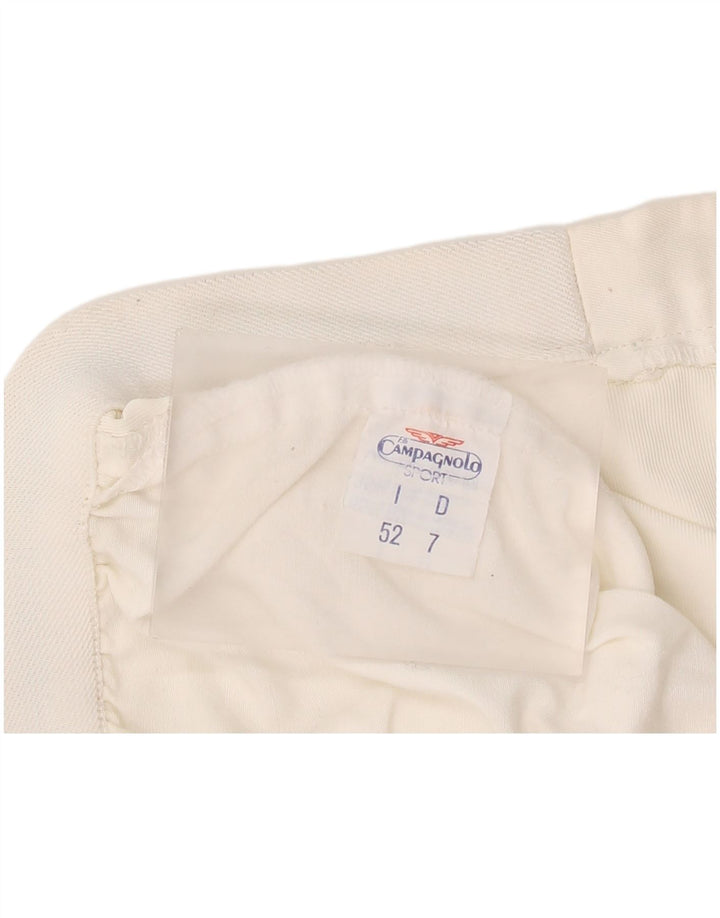 Pantaloncini chino da uomo CAMPAGNOLO IT 52 XL W36 Poliestere bianco