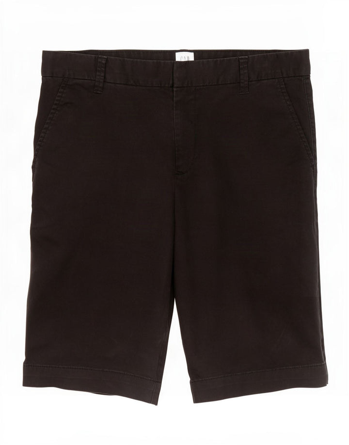 Pantaloncini Bermuda da donna Gap US 8 medi W34 cotone nero
