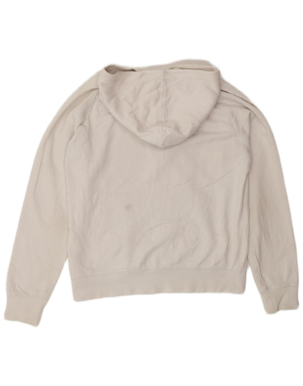 Felpa con cappuccio grafica per ragazze Champion 13-14 anni XL in cotone bianco