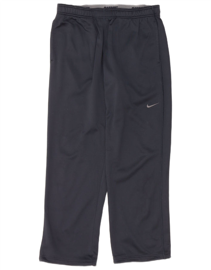 Pantaloni da tuta Nike Therma-Fit da uomo, grandi, in poliestere blu navy