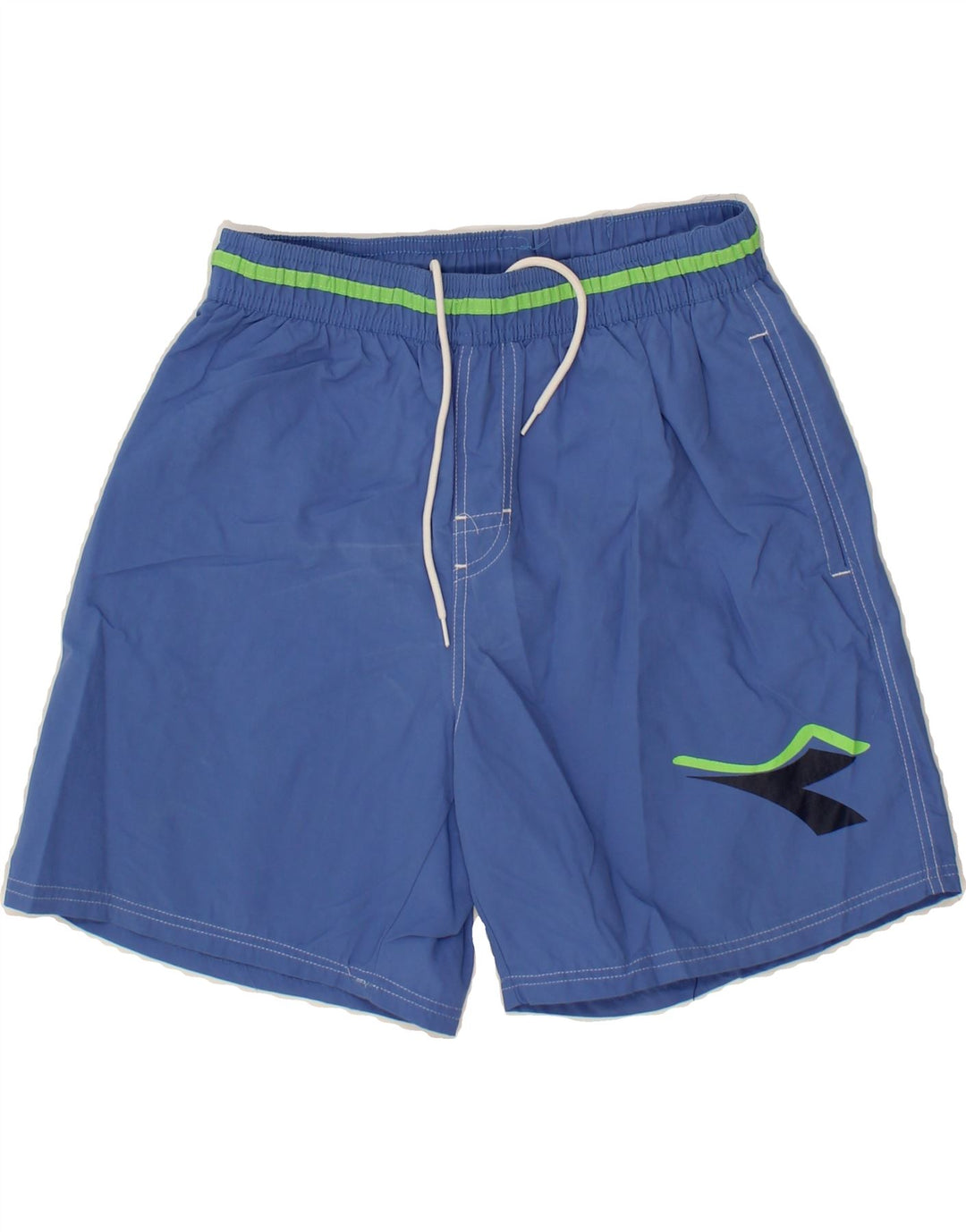DIADORA Boys Graphic Swimming Shorts 15-16 Years Large Blue Polyamide Vintage Diadora and Second-Hand Diadora from Messina Hembry 