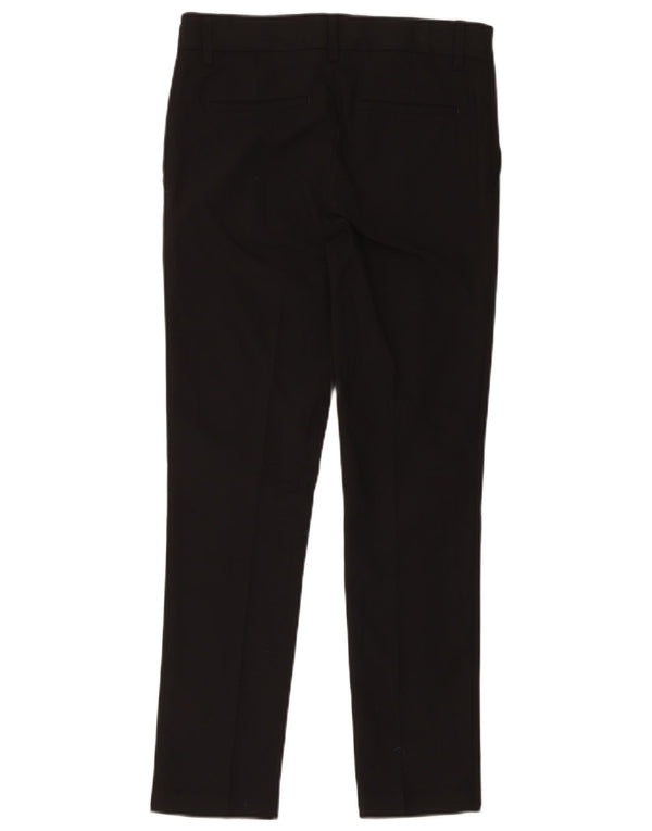Pantaloni da abito slim Marks & Spencer da bambino 12-13 anni W32 L27 poliestere nero