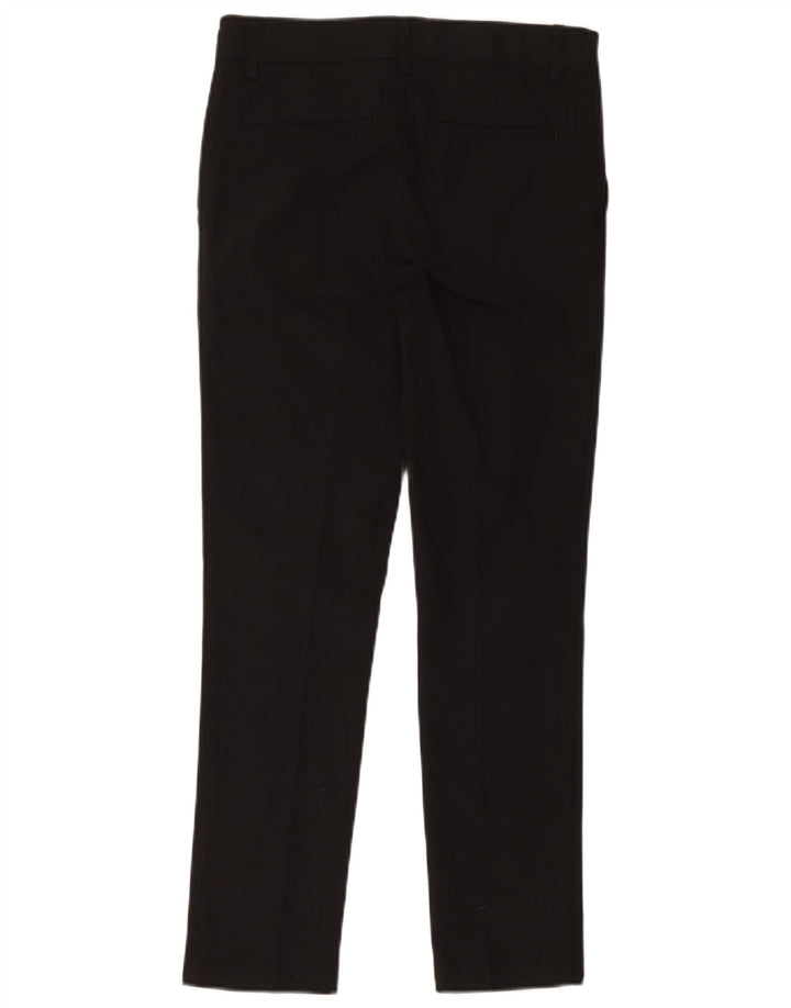 Pantaloni da abito slim Marks & Spencer da bambino 12-13 anni W32 L27 poliestere nero