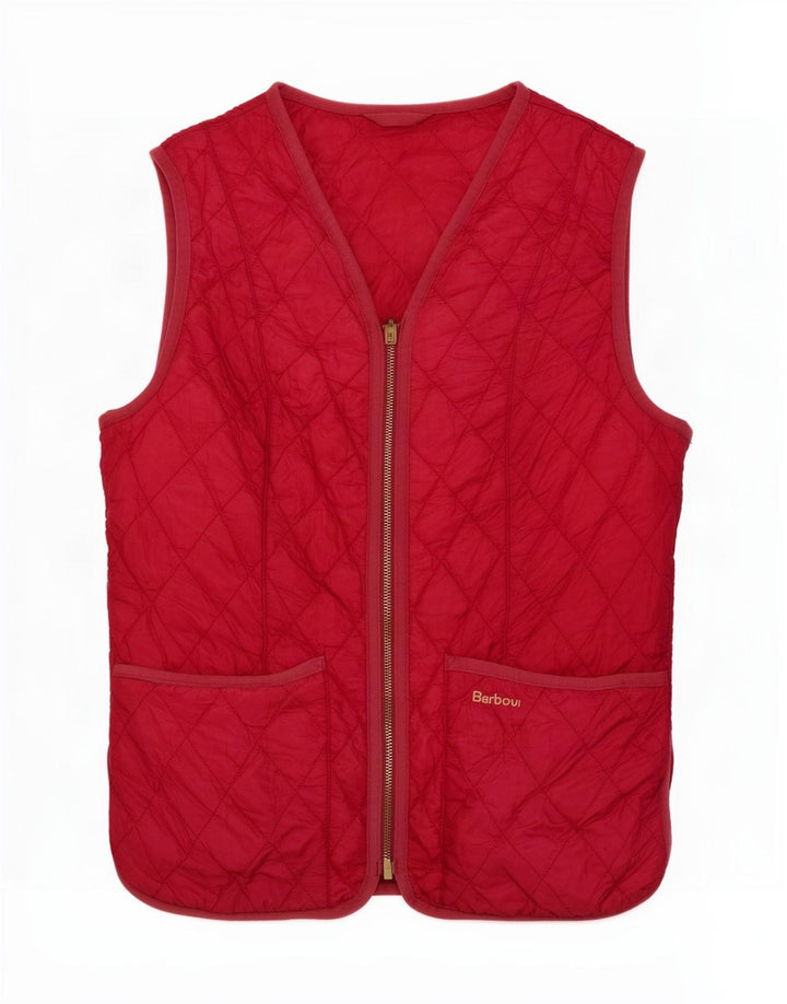 Gilet trapuntato da uomo Barbour UK 8 piccolo rosa