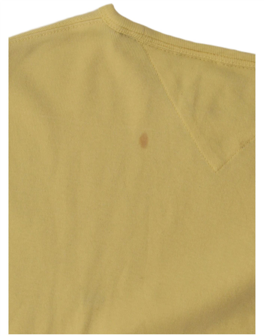 T-shirt da uomo Tommy Hilfiger Top in cotone giallo medio