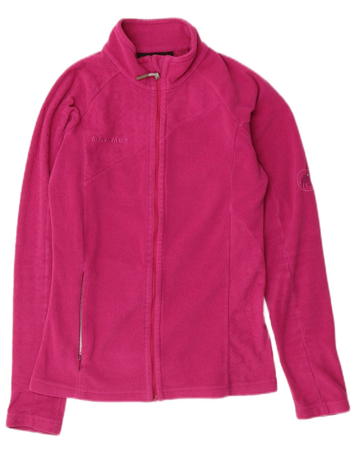 Giacca in pile da donna Mammut UK 6 XS poliestere rosa