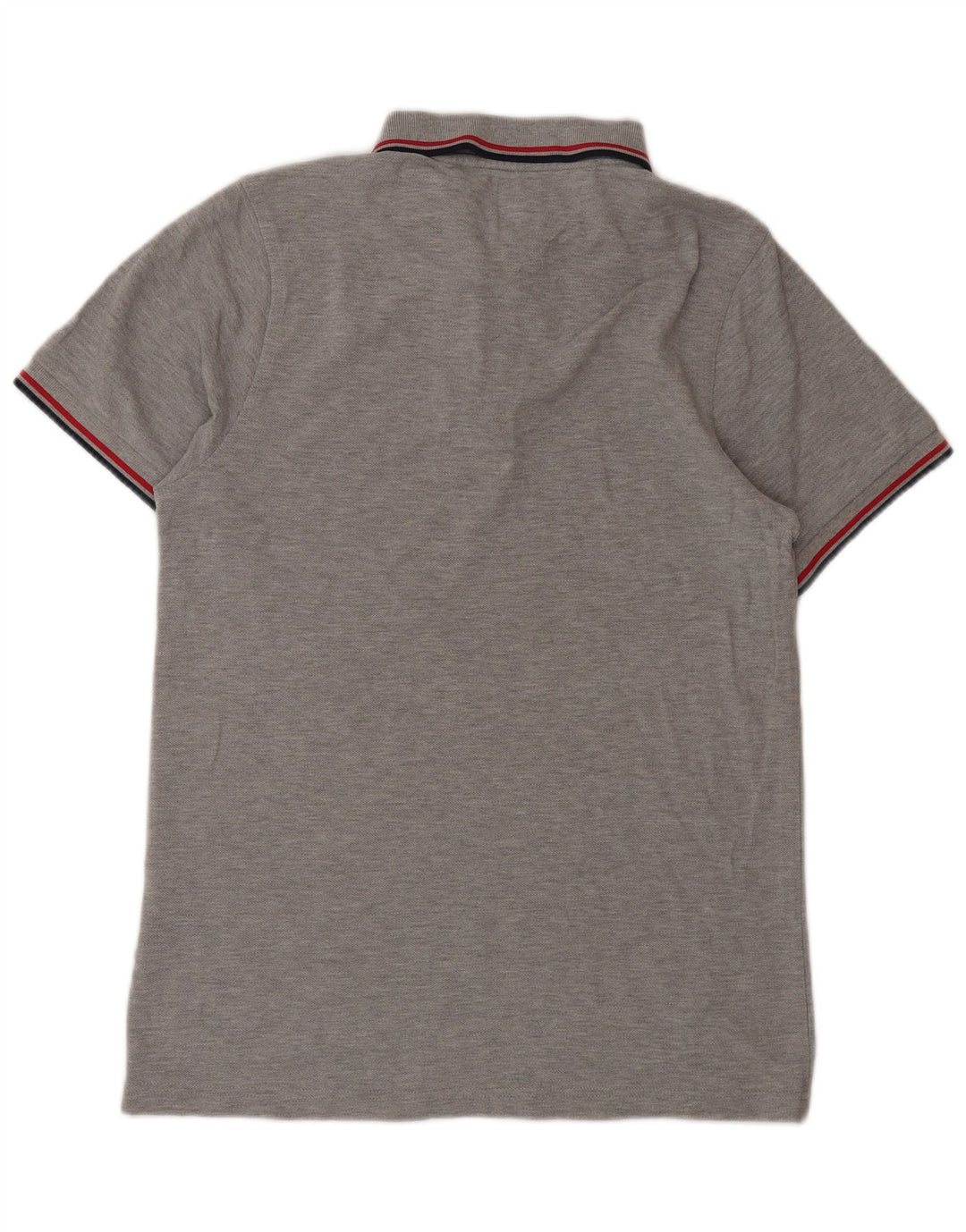 Polo da uomo Tommy Hilfiger grande in cotone grigio